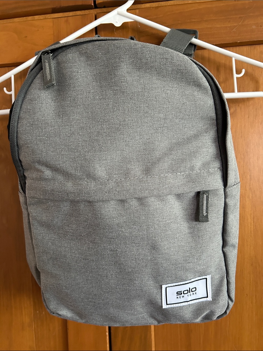solo Gray Minimalist Everyday Backpack